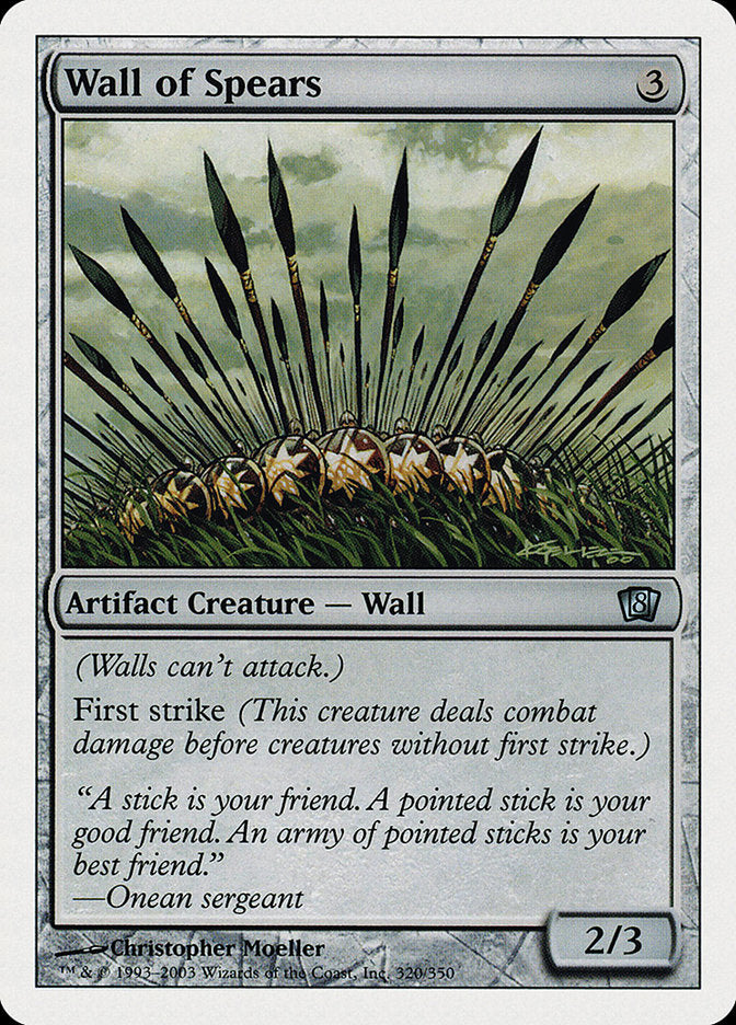 Magic | Wall of Spears [Eighth Edition] | The Nerd Merchant