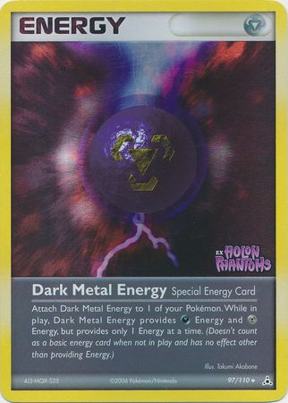 Pokemon | Dark Metal Energy (97/110) (Stamped) [EX: Holon Phantoms] | The Nerd Merchant