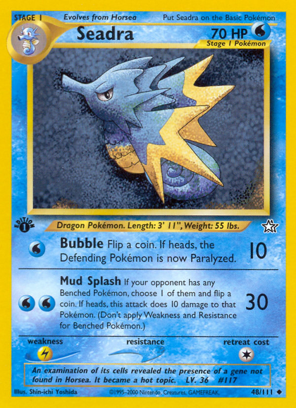 Pokemon | Seadra (48/111) [Neo Genesis 1st Edition] | The Nerd Merchant