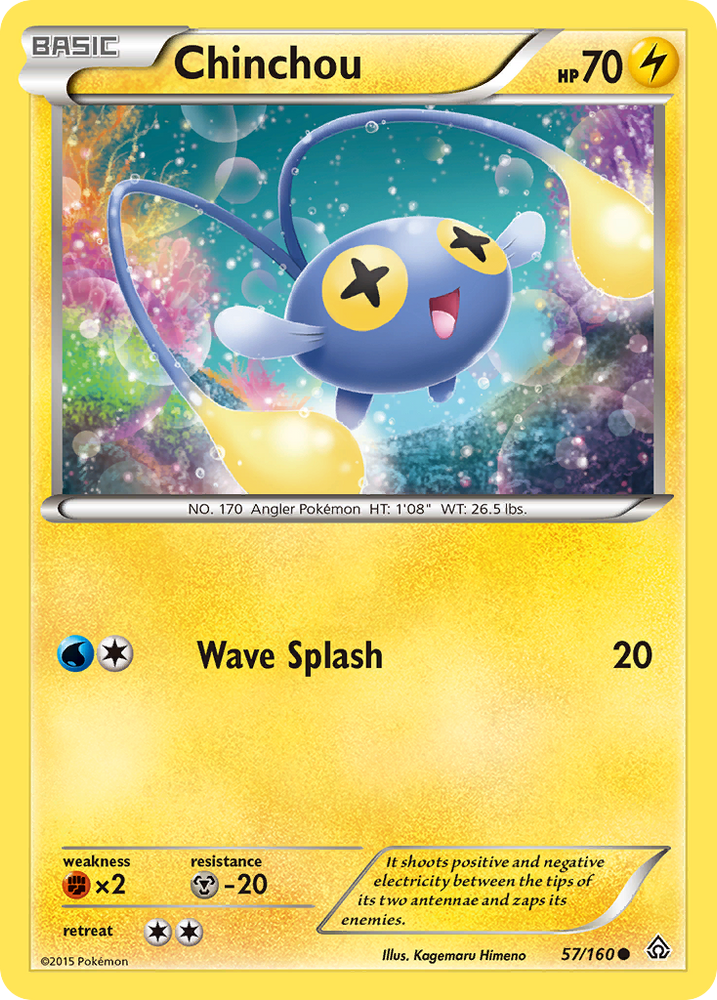 Pokemon | Chinchou (57/160) [XY: Primal Clash] | The Nerd Merchant