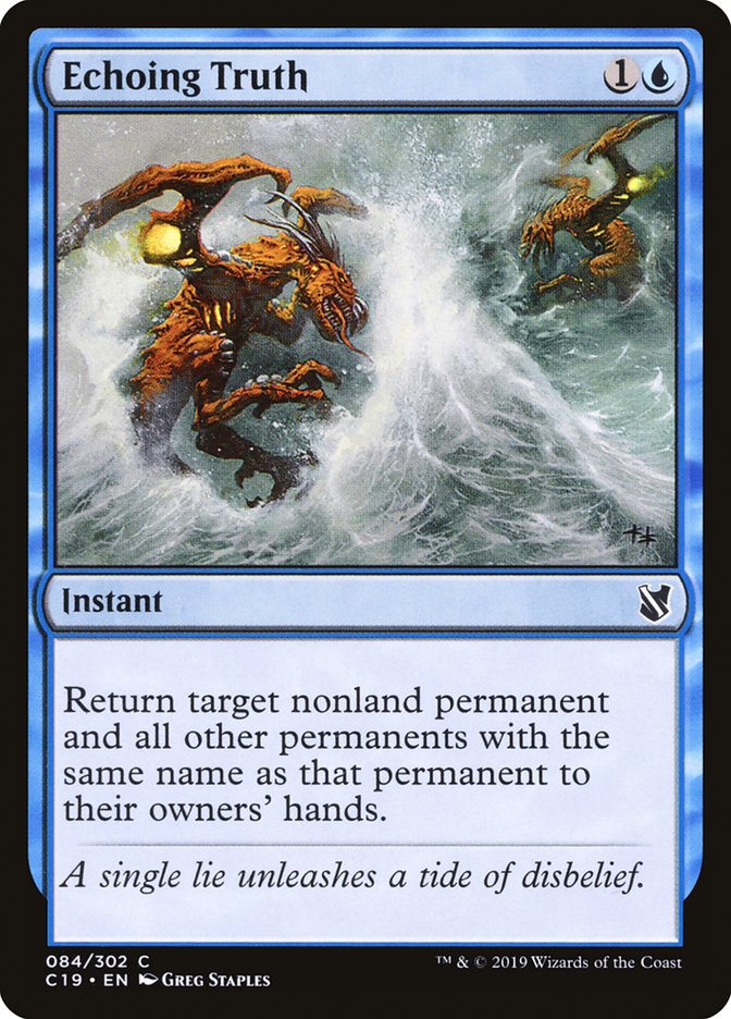 Magic | Echoing Truth [Commander 2019] | The Nerd Merchant