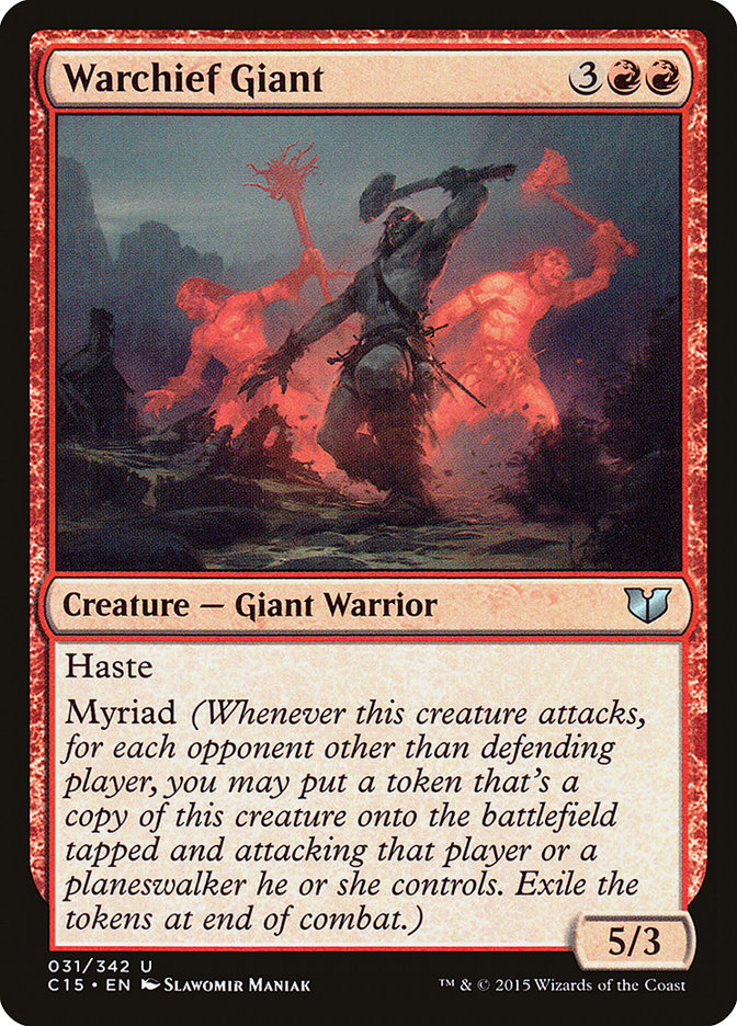 Magic | Warchief Giant [Commander 2015] | The Nerd Merchant