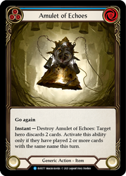 Flesh and Blood TCG | Amulet of Echoes [EVR177] (Everfest)  1st Edition Normal | The Nerd Merchant