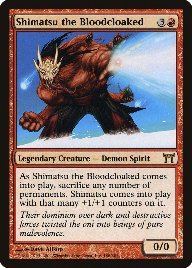 Magic | Shimatsu the Bloodcloaked [Champions of Kamigawa] | The Nerd Merchant