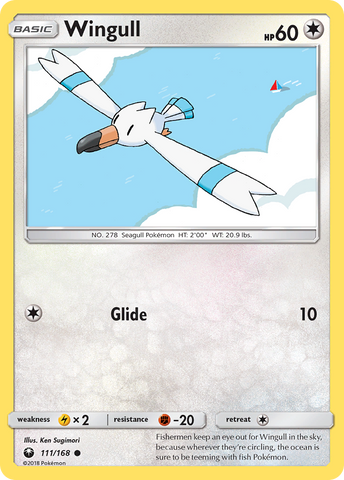 Pokemon | Wingull (111/168) [Sun & Moon: Celestial Storm] | The Nerd Merchant
