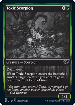 Magic | Toxic Scorpion [Innistrad: Double Feature] | The Nerd Merchant