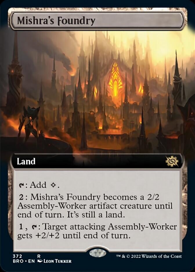 Magic | Mishra's Foundry (Extended Art) [The Brothers' War] | The Nerd Merchant