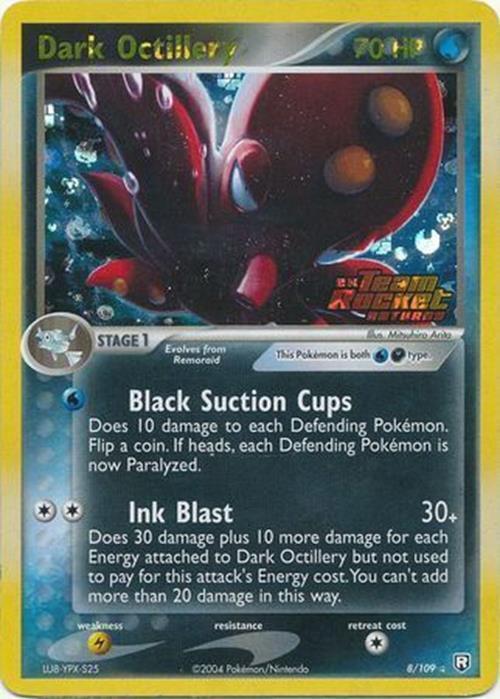 Pokemon | Dark Octillery (8/109) (Stamped) [EX: Team Rocket Returns] | The Nerd Merchant