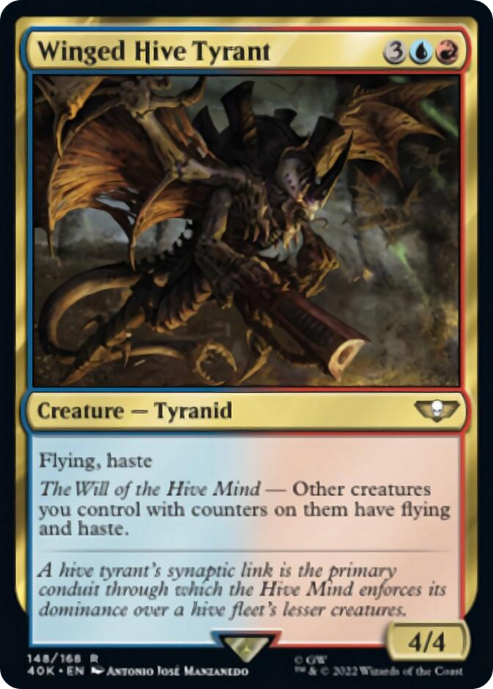Magic | Winged Hive Tyrant (Surge Foil) [Warhammer 40,000] | The Nerd Merchant