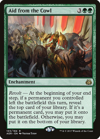 Magic | Aid from the Cowl [Aether Revolt] | The Nerd Merchant