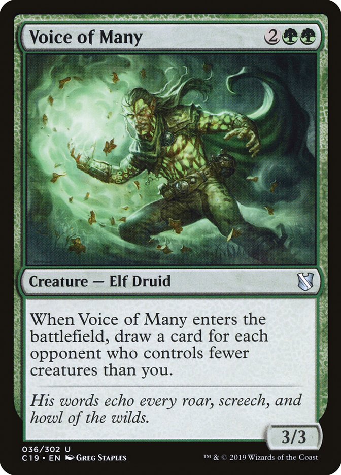 Magic | Voice of Many [Commander 2019] | The Nerd Merchant