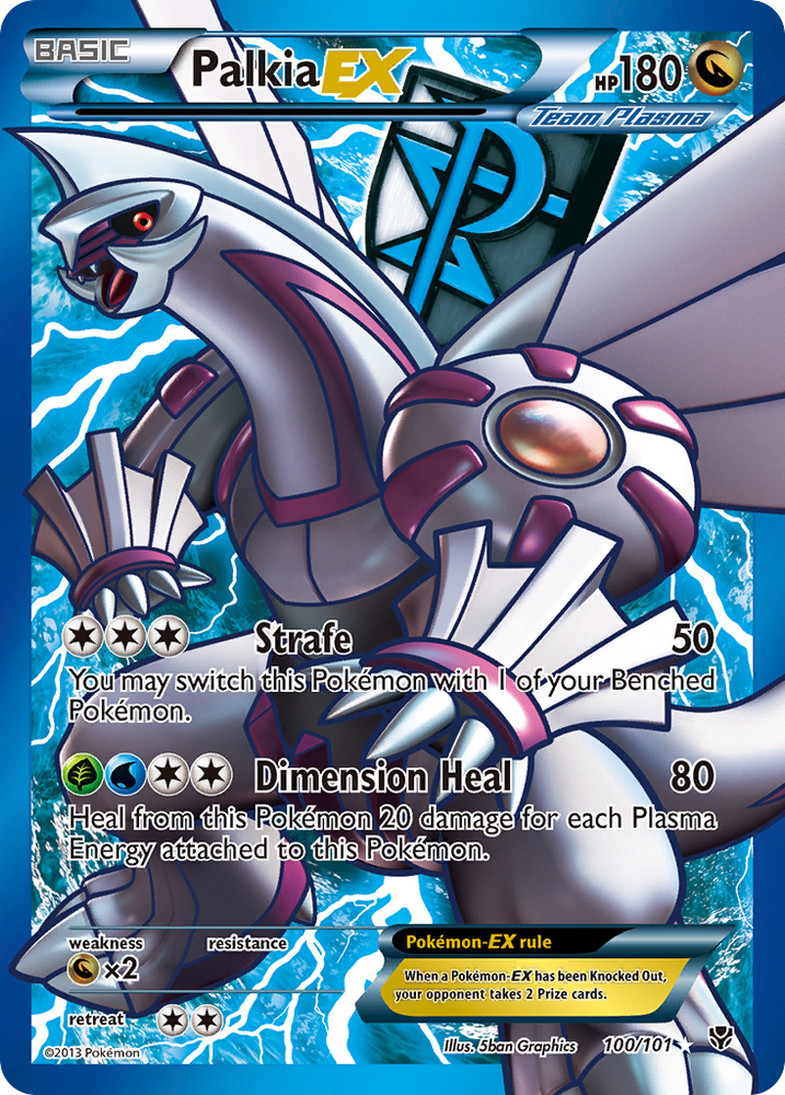 Pokemon | Palkia EX (100/101) [Black & White: Plasma Blast] | The Nerd Merchant