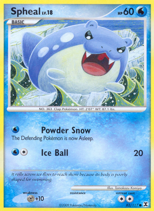 Pokemon | Spheal (82/111) [Platinum: Rising Rivals] | The Nerd Merchant