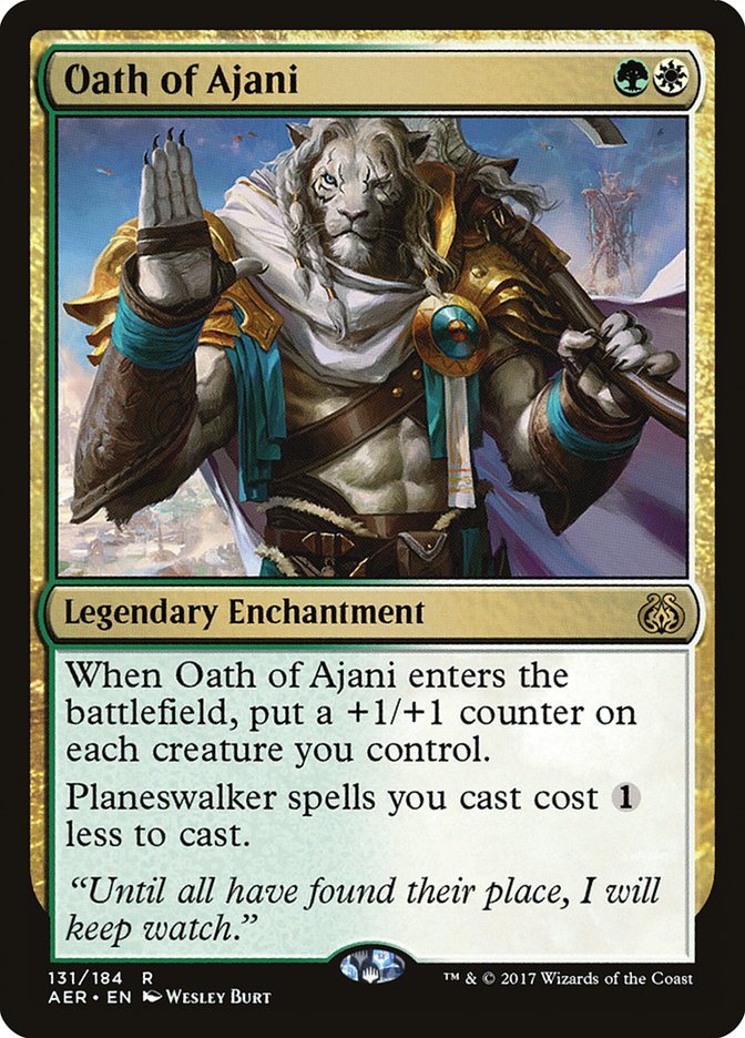 Magic | Oath of Ajani [Aether Revolt] | The Nerd Merchant