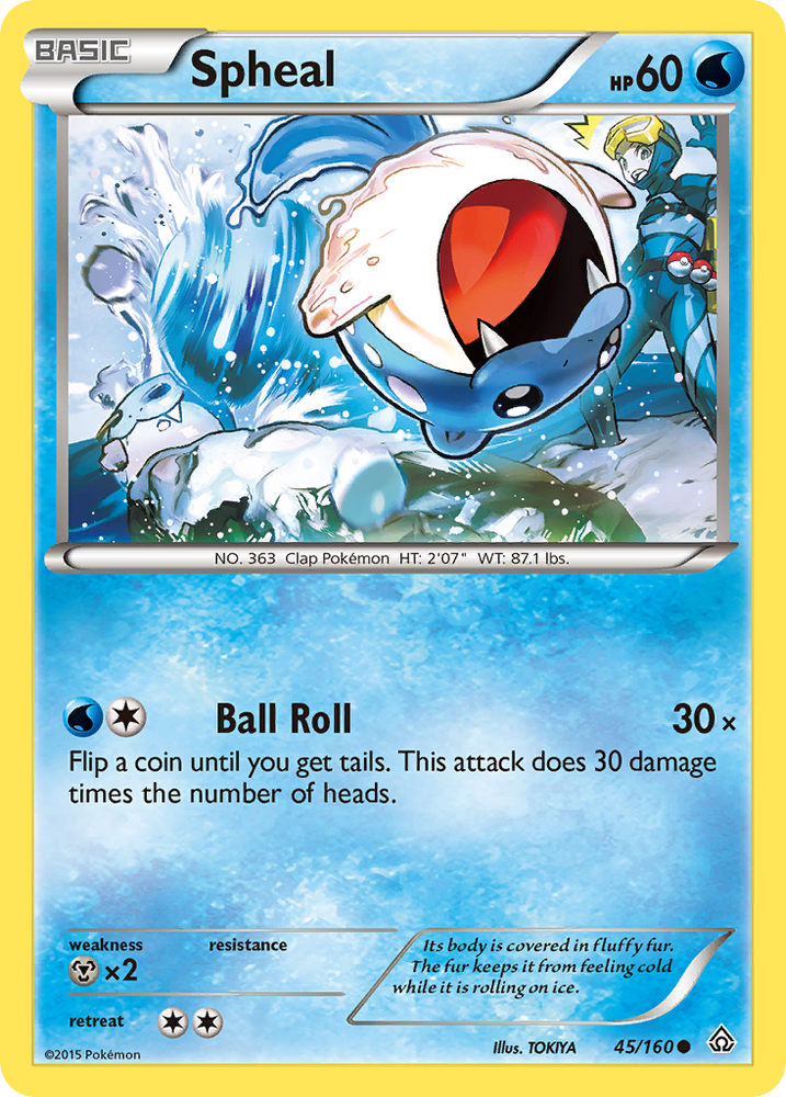 Pokemon | Spheal (45/160) [XY: Primal Clash] | The Nerd Merchant