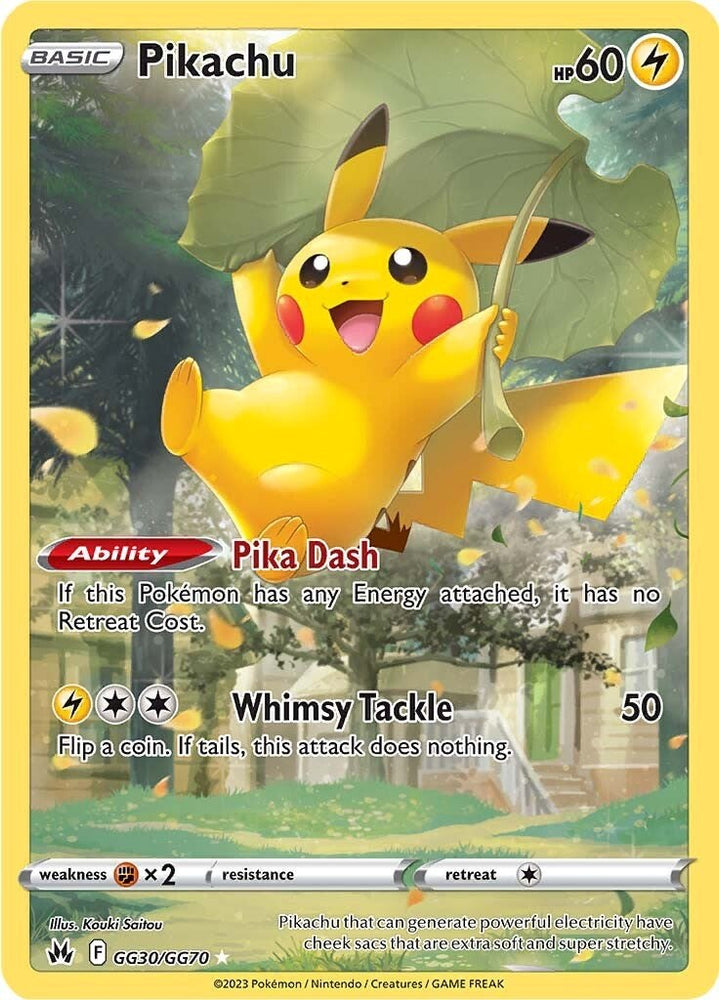 Pokemon | Pikachu (GG30/GG70) [Sword & Shield: Crown Zenith] | The Nerd Merchant