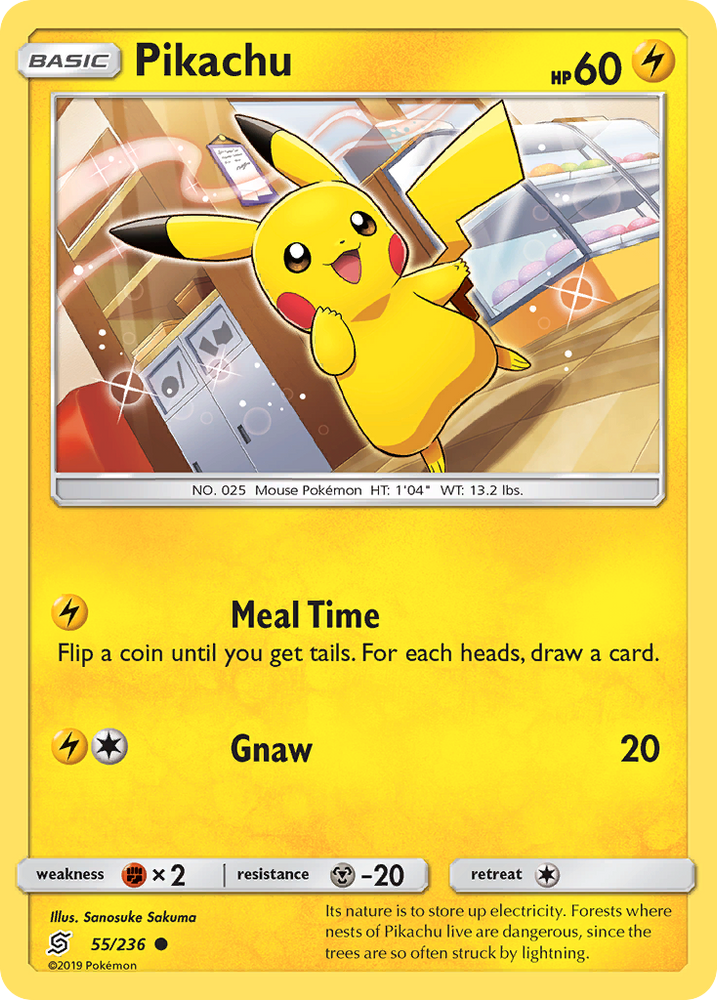Pokemon | Pikachu (55/236) [Sun & Moon: Unified Minds] | The Nerd Merchant