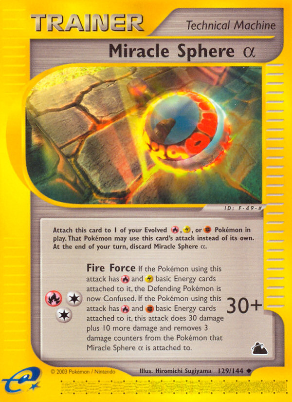 Pokemon | Miracle Sphere Alpha (129/144) [Skyridge] | The Nerd Merchant