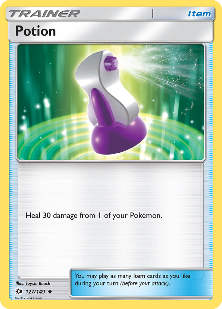 Pokemon | Potion (127/149) [Sun & Moon: Base Set] | The Nerd Merchant