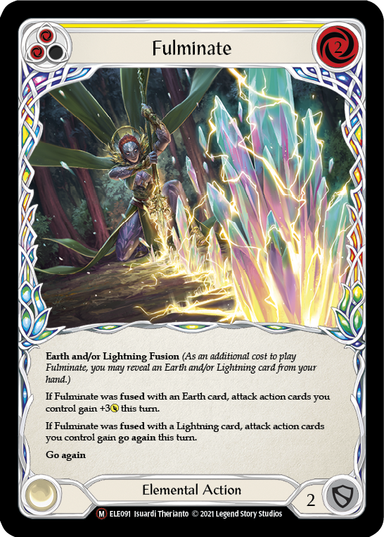 Flesh and Blood TCG | Fulminate [U-ELE091] (Tales of Aria Unlimited)  Unlimited Normal | The Nerd Merchant