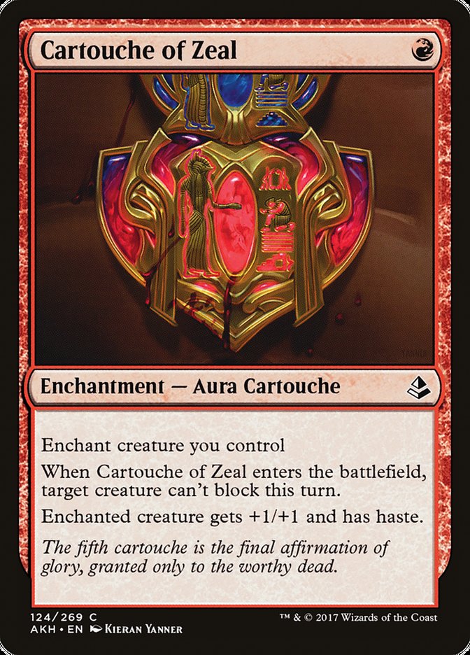 Magic | Cartouche of Zeal [Amonkhet] | The Nerd Merchant