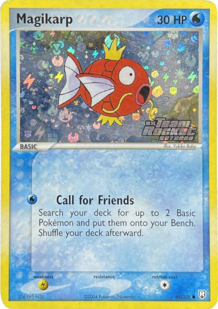 Pokemon | Magikarp (65/109) (Stamped) [EX: Team Rocket Returns] | The Nerd Merchant