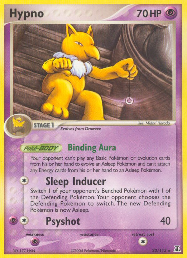 Pokemon | Hypno (23/113) [EX: Delta Species] | The Nerd Merchant