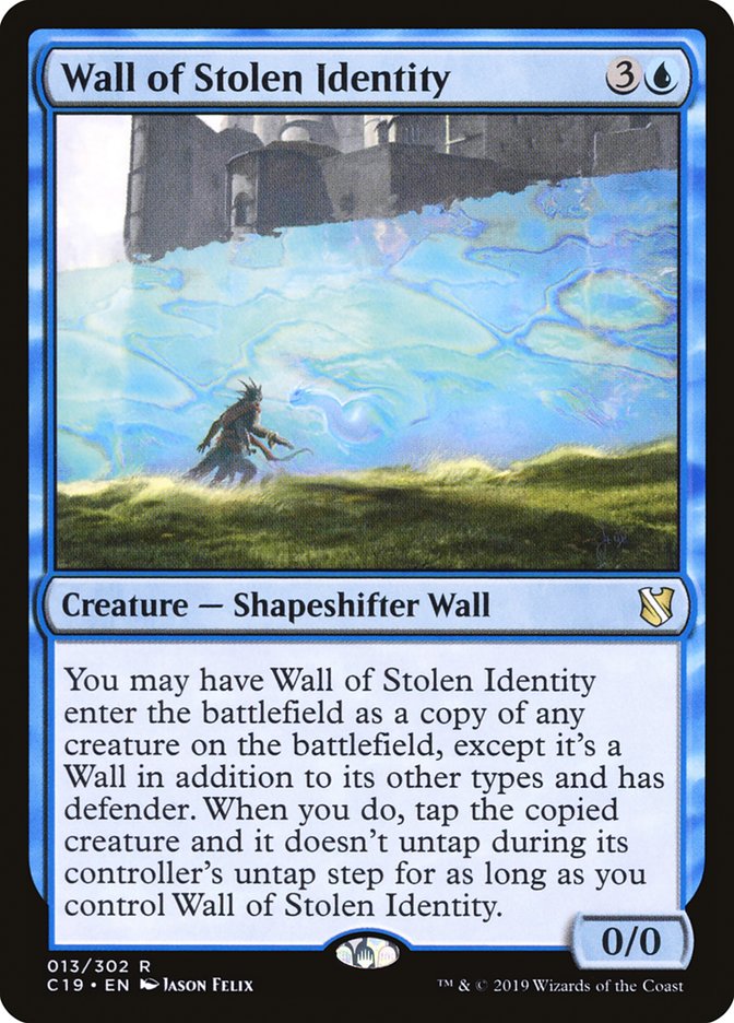 Magic | Wall of Stolen Identity [Commander 2019] | The Nerd Merchant