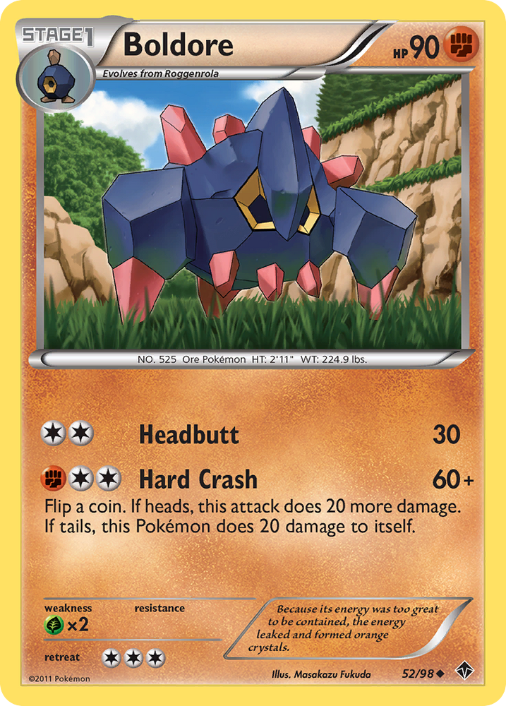 Pokemon | Boldore (52/98) [Black & White: Emerging Powers] | The Nerd Merchant