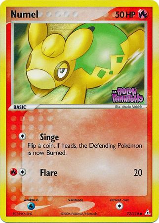 Pokemon | Numel (72/110) (Stamped) [EX: Holon Phantoms] | The Nerd Merchant