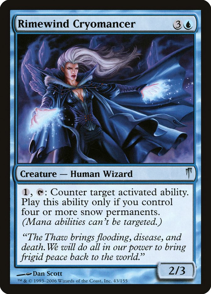 Magic | Rimewind Cryomancer [Coldsnap] | The Nerd Merchant