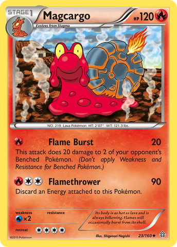 Pokemon | Magcargo (23/160) [XY: Primal Clash] | The Nerd Merchant