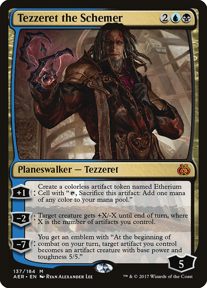 Magic | Tezzeret the Schemer [Aether Revolt] | The Nerd Merchant