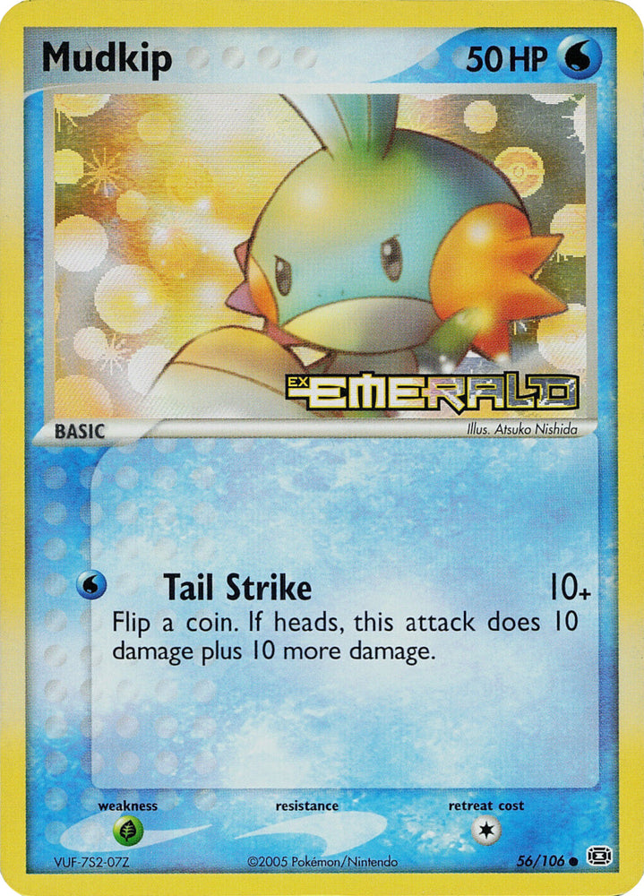 Pokemon | Mudkip (56/106) (Stamped) [EX: Emerald] | The Nerd Merchant