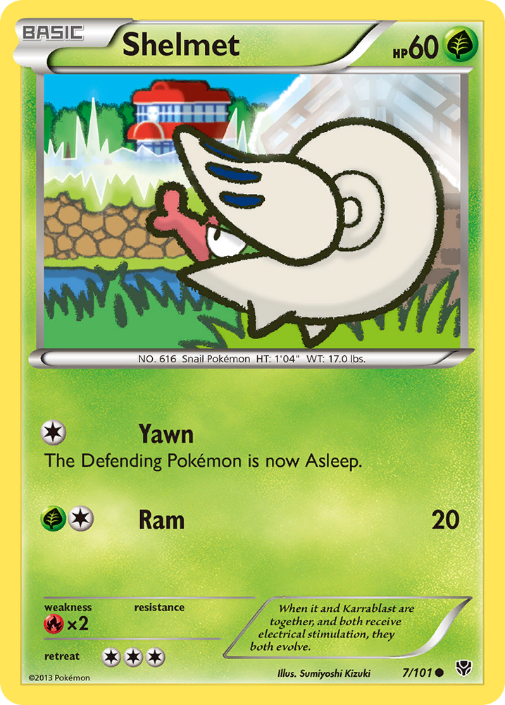Pokemon | Shelmet (7/101) [Black & White: Plasma Blast] | The Nerd Merchant