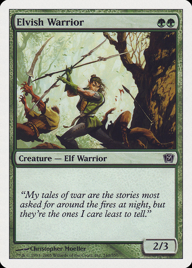 Magic | Elvish Warrior [Ninth Edition] | The Nerd Merchant