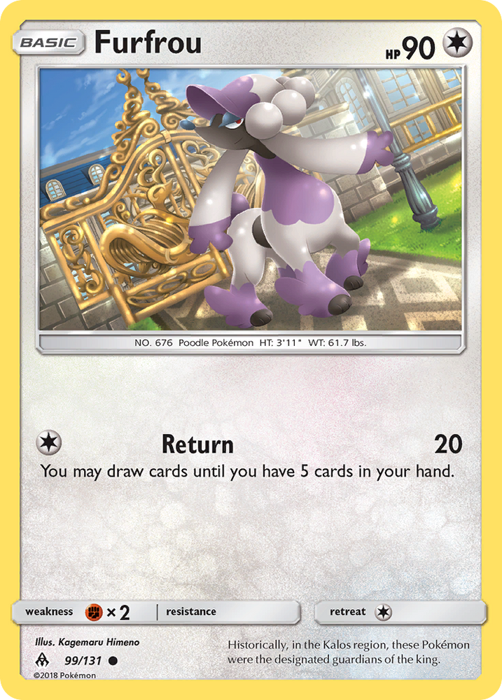 Pokemon | Furfrou (99/131) [Sun & Moon: Forbidden Light] | The Nerd Merchant