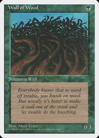 Magic | Wall of Wood [Fourth Edition] | The Nerd Merchant