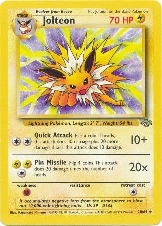 Pokemon | Jolteon (20/64) [Jungle Unlimited] | The Nerd Merchant