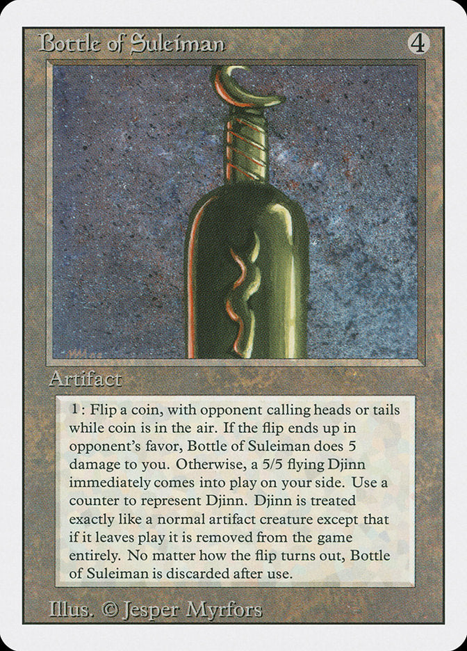 Magic | Bottle of Suleiman [Revised Edition] | The Nerd Merchant