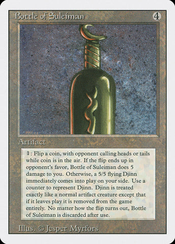 Magic | Bottle of Suleiman [Revised Edition] | The Nerd Merchant