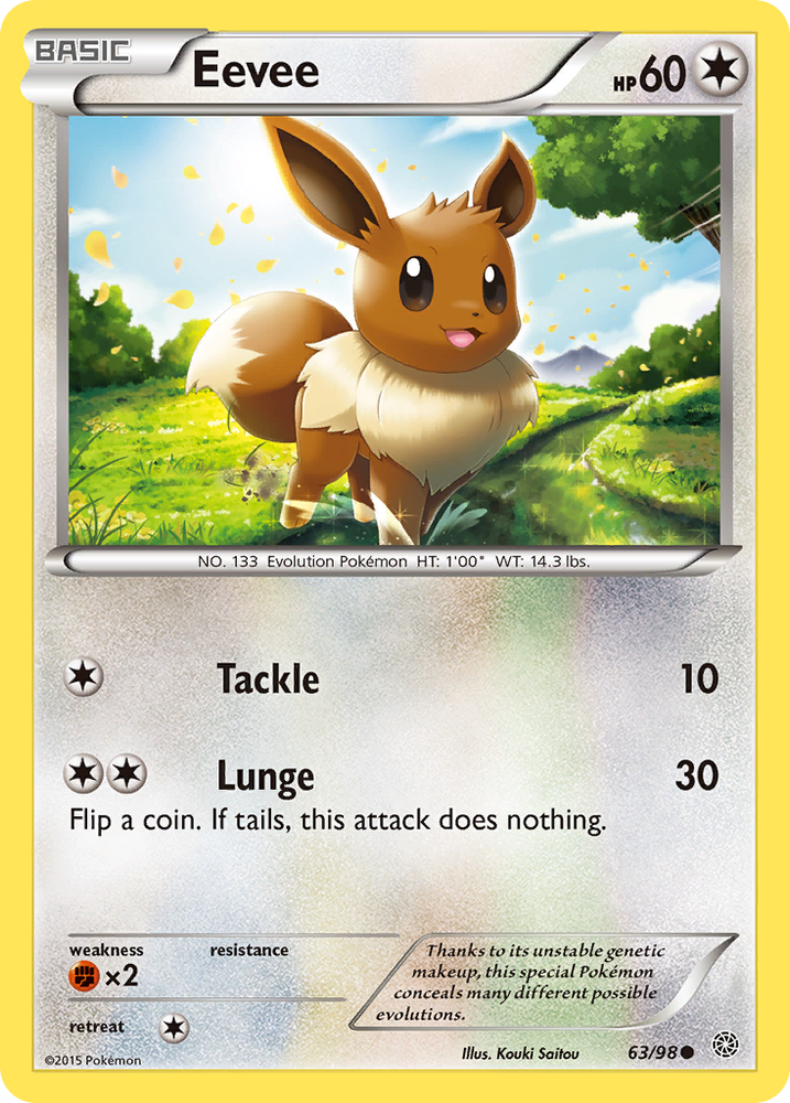 Pokemon | Eevee (63/98) [XY: Ancient Origins] | The Nerd Merchant