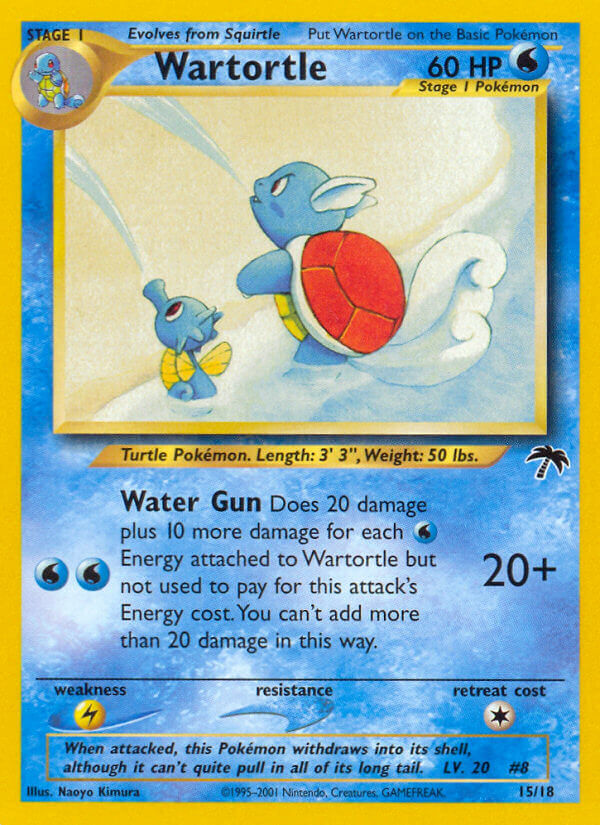 Pokemon | Wartortle (15/18) [Southern Islands] | The Nerd Merchant