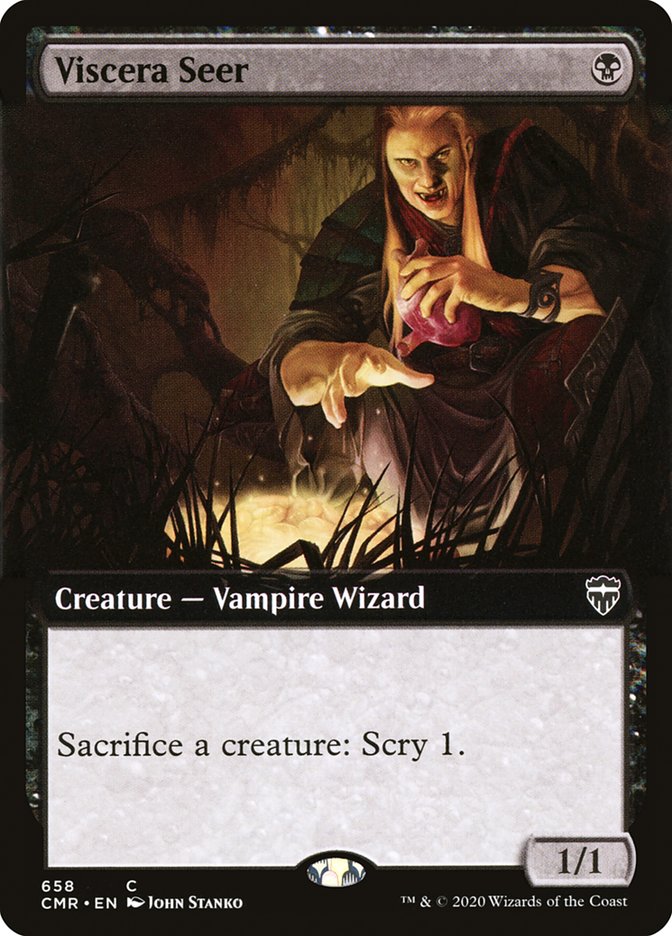 Magic | Viscera Seer (Extended Art) [Commander Legends] | The Nerd Merchant