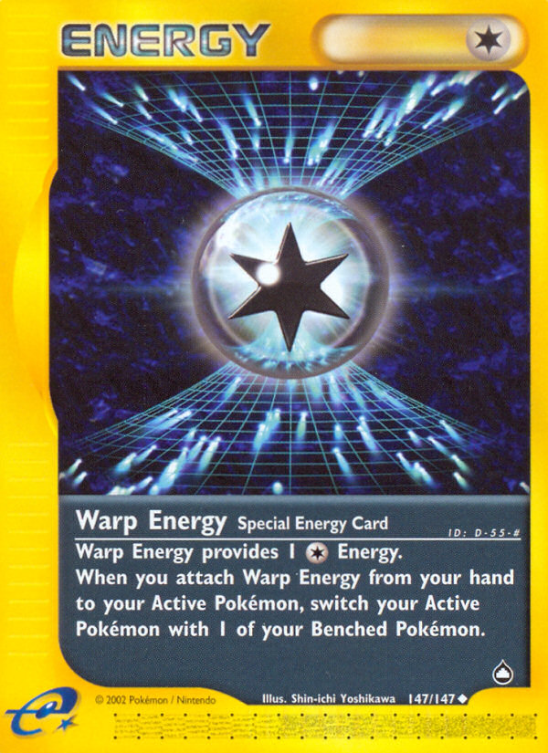 Pokemon | Warp Energy (147/147) [Aquapolis] | The Nerd Merchant