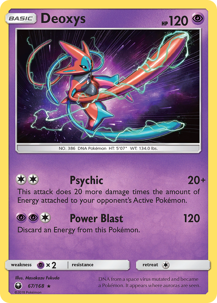 Pokemon | Deoxys (67/168) [Sun & Moon: Celestial Storm] | The Nerd Merchant