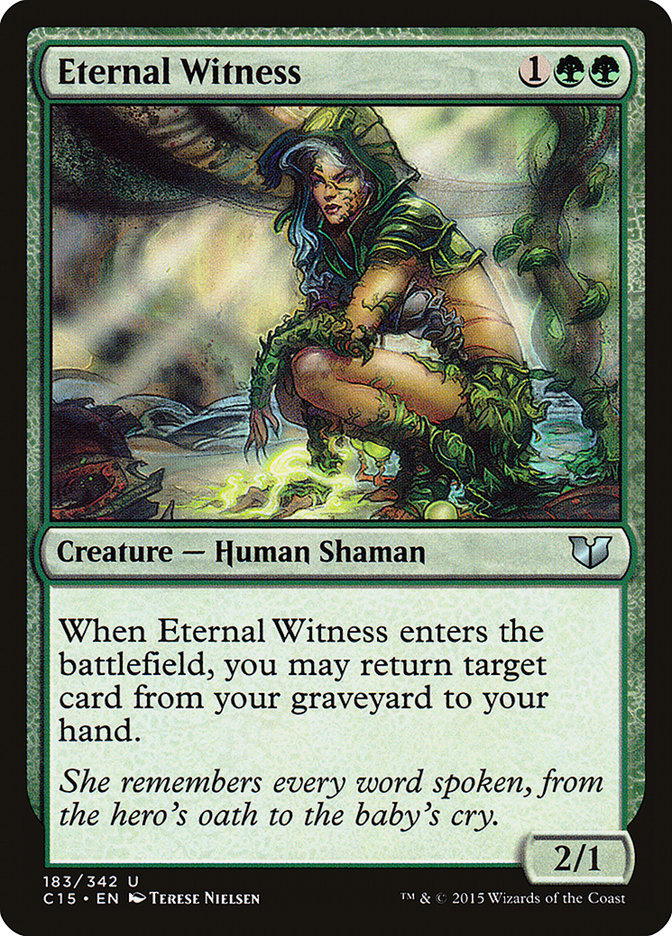 Magic | Eternal Witness [Commander 2015] | The Nerd Merchant