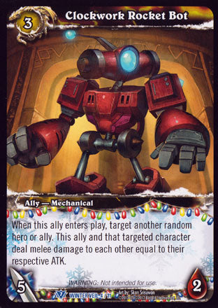 World of Warcraft TCG | Clockwork Rocket Bot - Winter Veil 4/11 | The Nerd Merchant