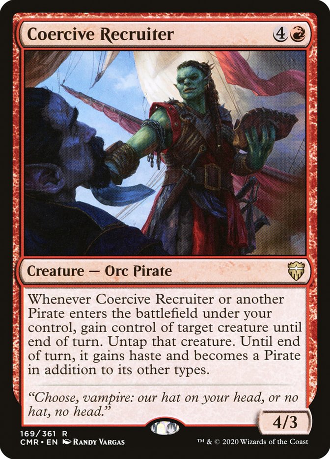 Magic | Coercive Recruiter [Commander Legends] | The Nerd Merchant