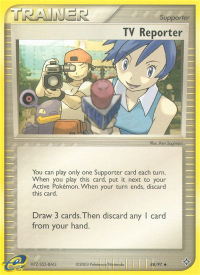 Pokemon | TV Reporter (88/97) [EX: Dragon] | The Nerd Merchant